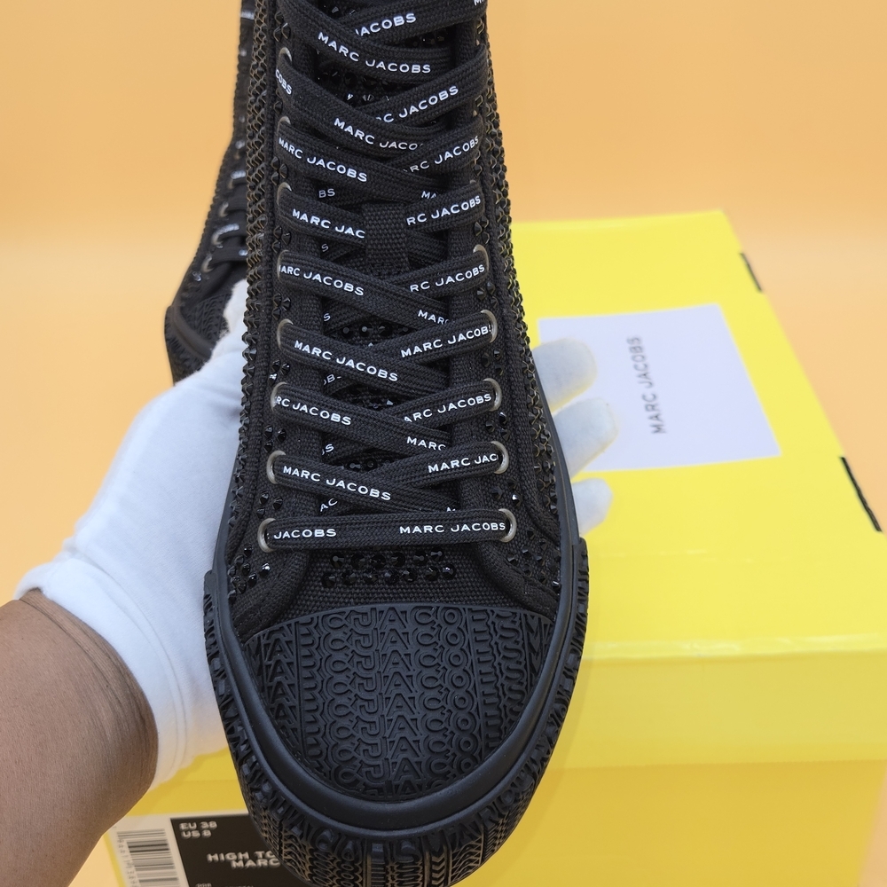 Marc Jacobs Black High-Top Sneakers - Picture 4 of 9